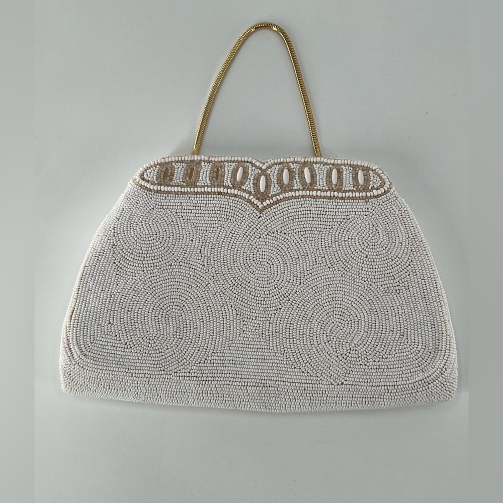 Vintage Saks Fifth Avenue Beaded Purse - Picture 2 of 14